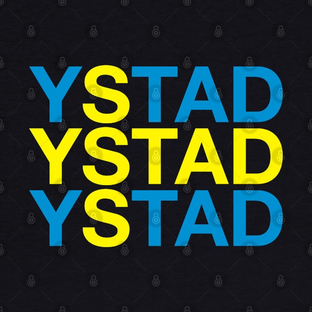 YSTAD Swedish Flag by eyesblau